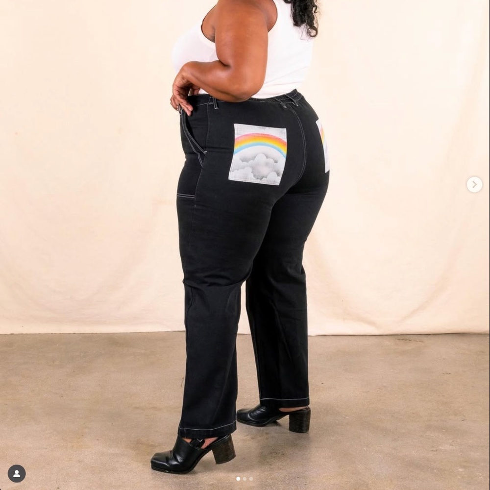 Big Bud Press Airbrush Rainbow Work Pants - Picture 4 of 5